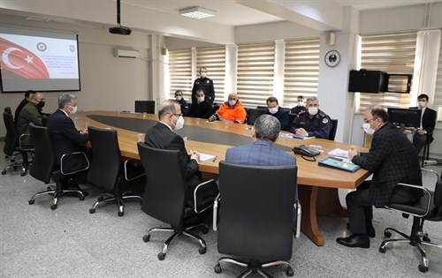 Vali Sinan Güner Başkanlığında Trafik Değerlendirme Toplantısı Yapıldı